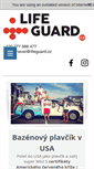 Mobile Screenshot of lifeguard.cz